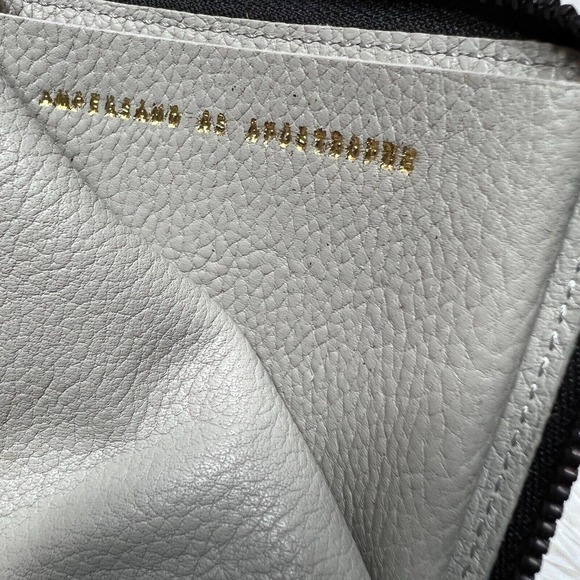 AMPERSAND AS APOSTROPHE HALF-ZIP WALLET STONE GRAY - Picture 3 of 4